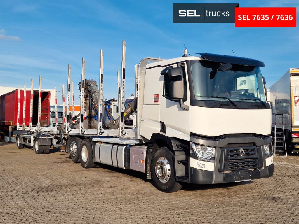 Renault T 520 / Alu-Felgen / Euro 6D / Liftachse - Φορτηγό ξυλείας, Φορτηγό με γερανό: φωτογραφία 3 Renault T 520 / Alu-Felgen / Euro 6D / Liftachse - Φορτηγό ξυλείας, Φορτηγό με γερανό: φωτογραφία 3