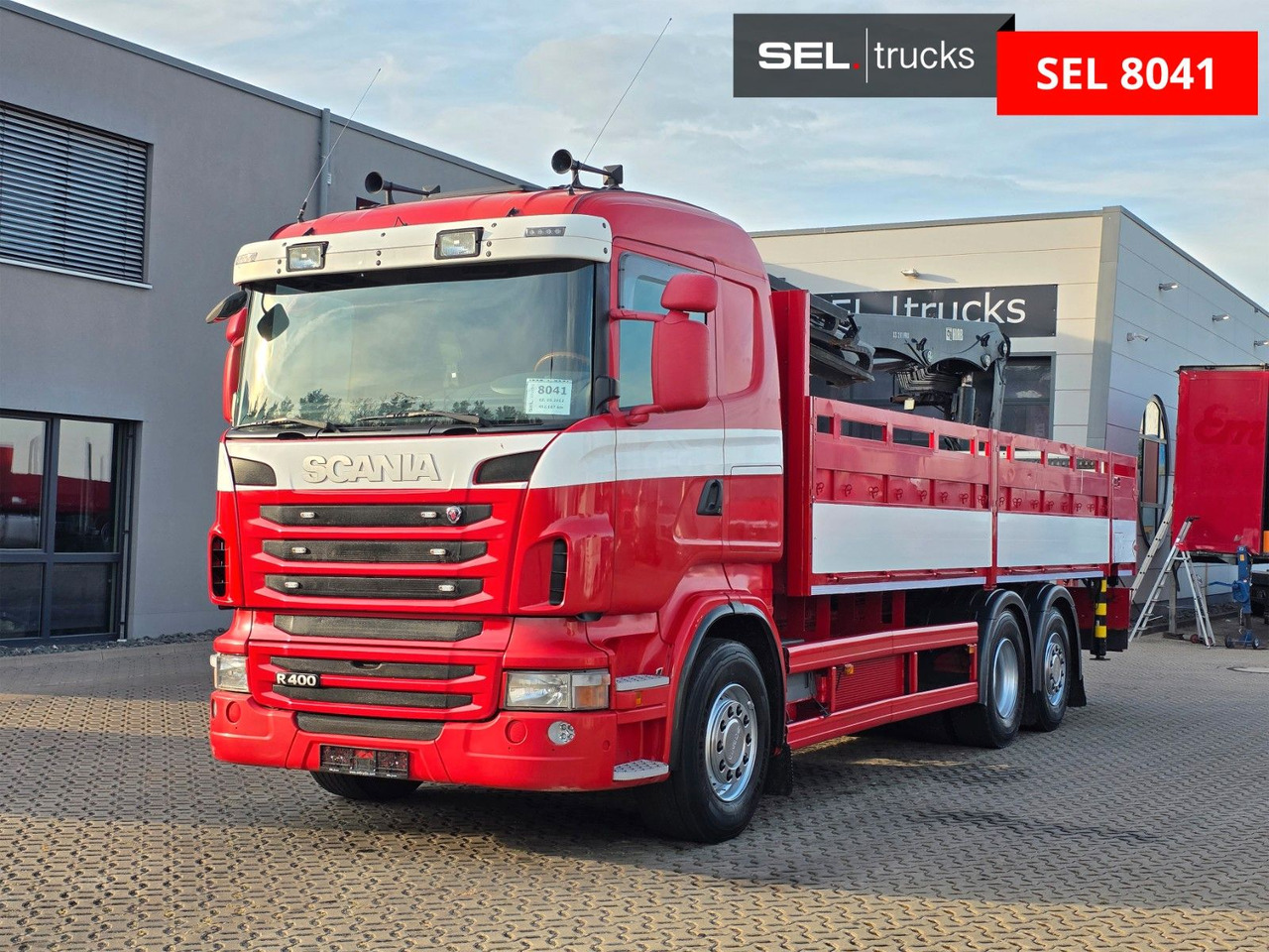 Scania R400 LB6X2*4HNB / Retarder / HIAB / Lenkachse - Φορτηγό με γερανό: φωτογραφία 1 Scania R400 LB6X2*4HNB / Retarder / HIAB / Lenkachse - Φορτηγό με γερανό: φωτογραφία 1
