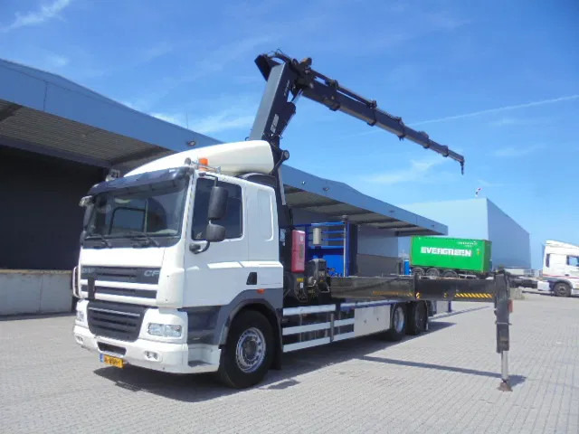DAF CF 85 360 6X2 HIAB 477/5 NL TRUCK - Φορτηγό με ανοιχτή καρότσα, Φορτηγό με γερανό: φωτογραφία 1 DAF CF 85 360 6X2 HIAB 477/5 NL TRUCK - Φορτηγό με ανοιχτή καρότσα, Φορτηγό με γερανό: φωτογραφία 1