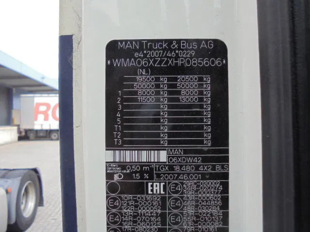 Τράκτορας MAN TGX 18-480 XXL: φωτογραφία 17 Τράκτορας MAN TGX 18-480 XXL: φωτογραφία 17