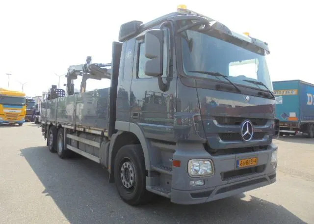 Mercedes-Benz Actros 2532 LTNLA - Φορτηγό με ανοιχτή καρότσα, Φορτηγό με γερανό: φωτογραφία 2 Mercedes-Benz Actros 2532 LTNLA - Φορτηγό με ανοιχτή καρότσα, Φορτηγό με γερανό: φωτογραφία 2