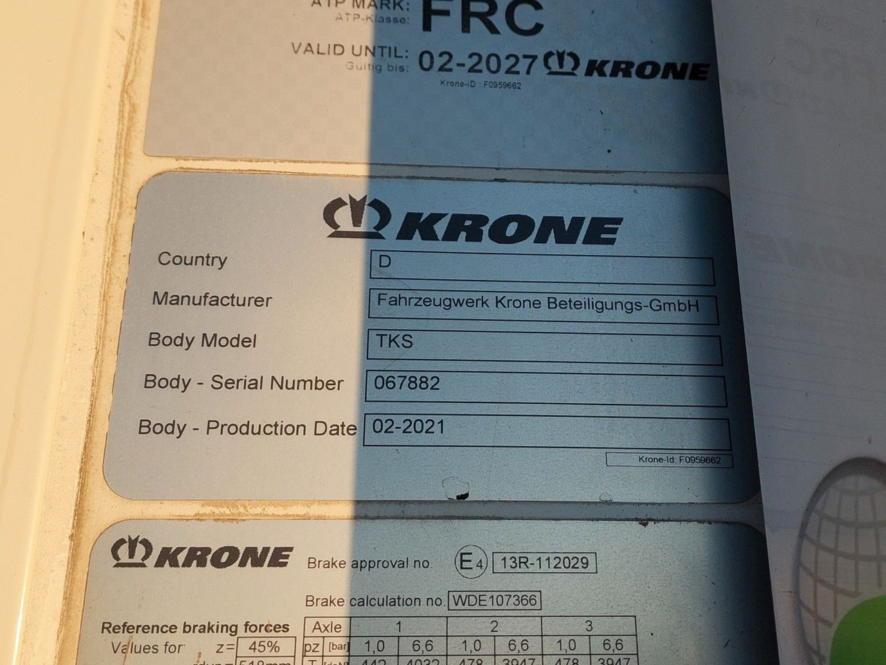 Επικαθήμενο ψυγείο Krone SD Thermo King SLXi 300: φωτογραφία 23