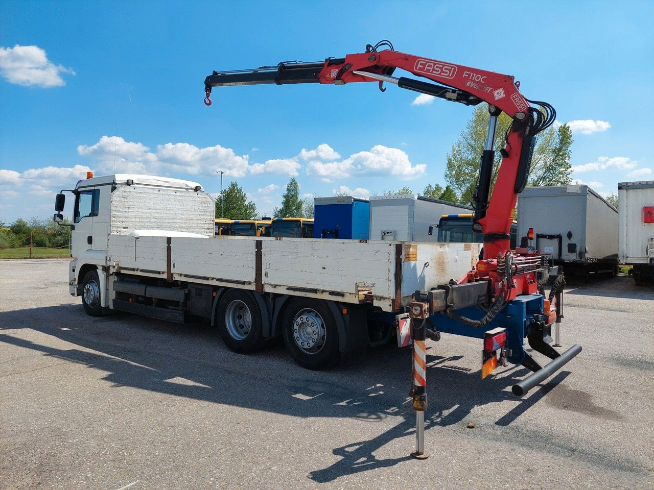 MAN GA 26.320 6X2-2 BL + Kran Fassi F110AC22 - Φορτηγό με ανοιχτή καρότσα, Φορτηγό με γερανό: φωτογραφία 3 MAN GA 26.320 6X2-2 BL + Kran Fassi F110AC22 - Φορτηγό με ανοιχτή καρότσα, Φορτηγό με γερανό: φωτογραφία 3