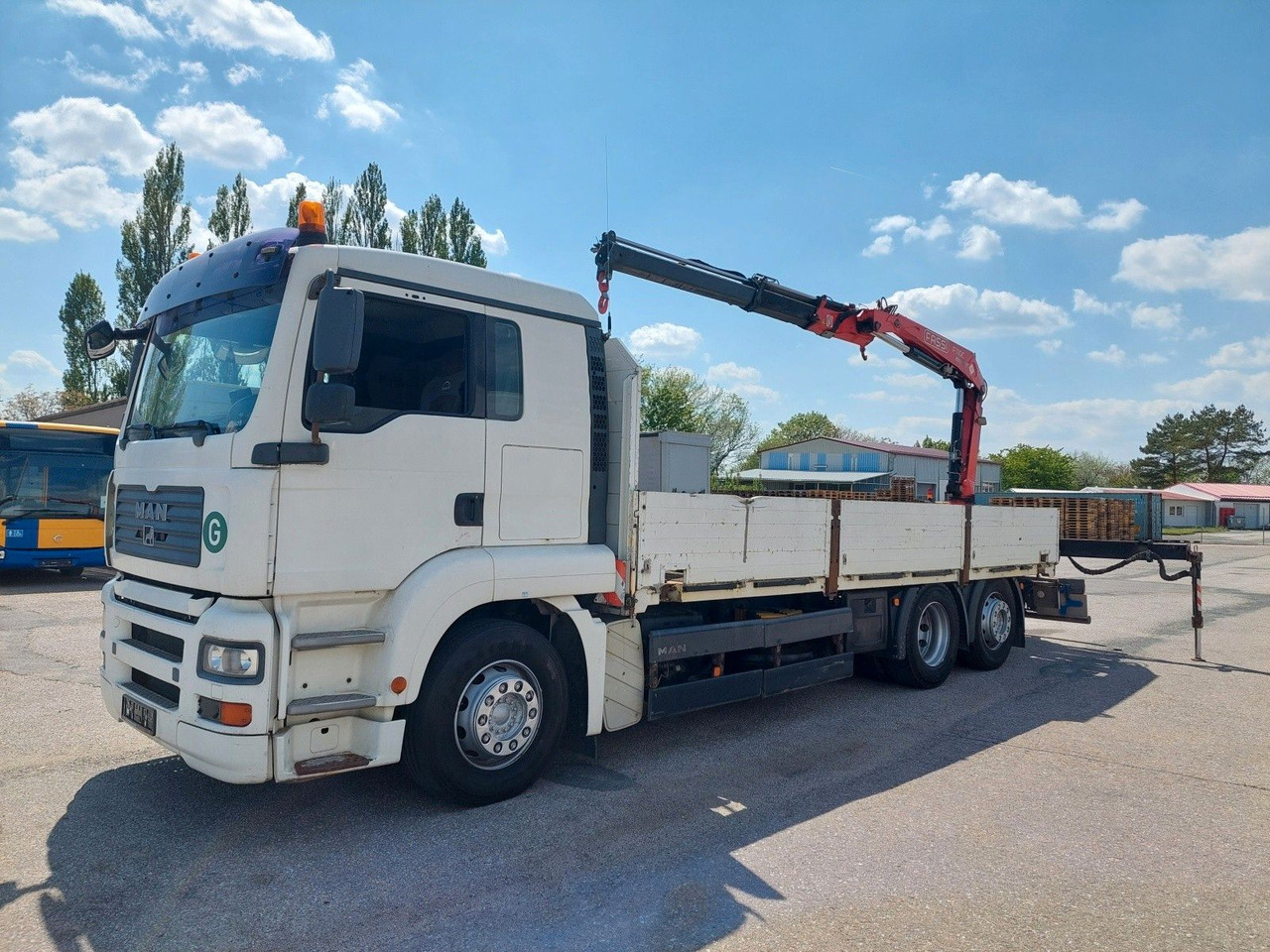 MAN GA 26.320 6X2-2 BL + Kran Fassi F110AC22 - Φορτηγό με ανοιχτή καρότσα, Φορτηγό με γερανό: φωτογραφία 1 MAN GA 26.320 6X2-2 BL + Kran Fassi F110AC22 - Φορτηγό με ανοιχτή καρότσα, Φορτηγό με γερανό: φωτογραφία 1