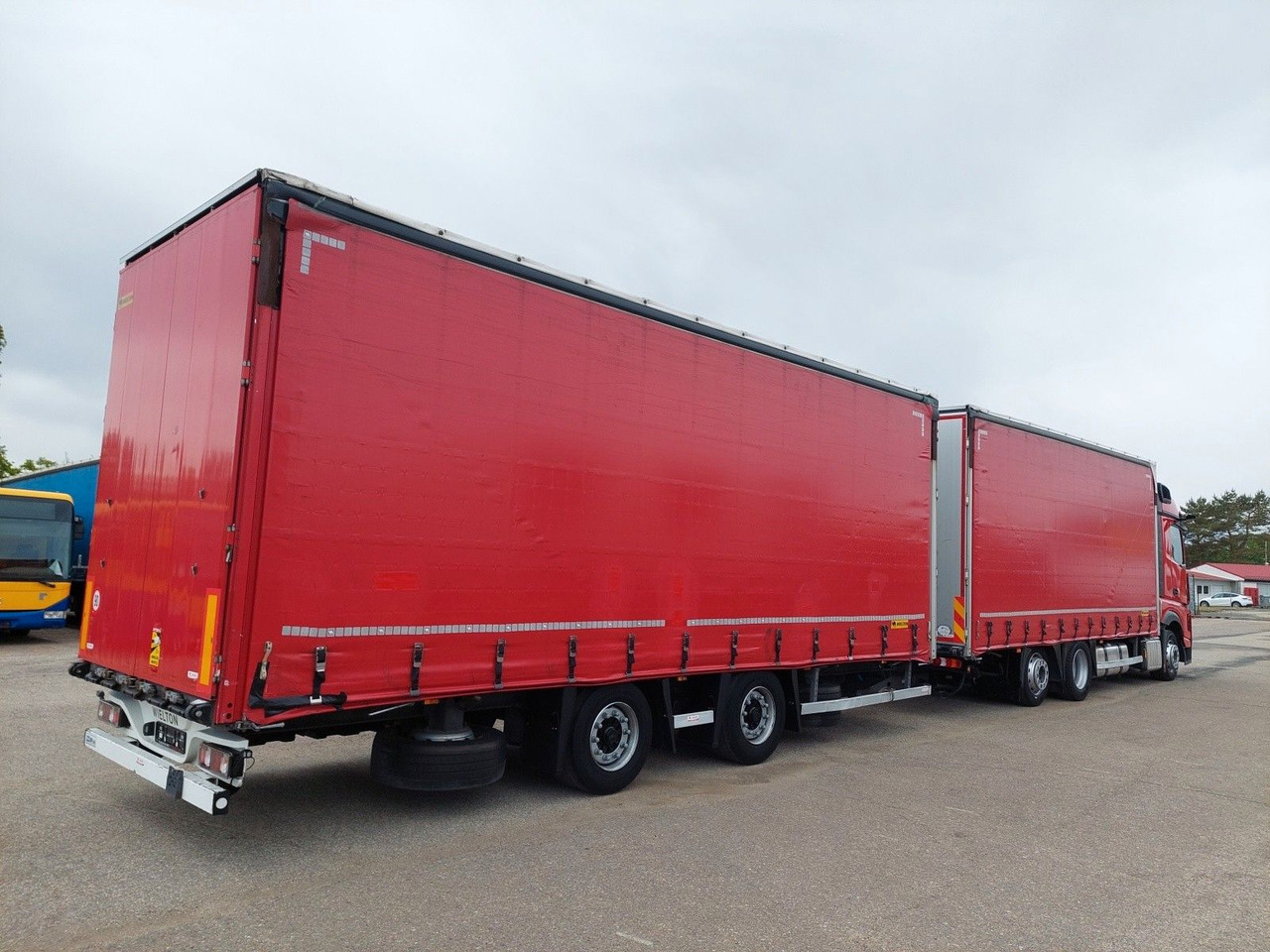 Mercedes-Benz Actros 2545 L/NR 6x2 + Wielton PC2K Durchbar - Φορτηγό μουσαμάς: φωτογραφία 4 Mercedes-Benz Actros 2545 L/NR 6x2 + Wielton PC2K Durchbar - Φορτηγό μουσαμάς: φωτογραφία 4