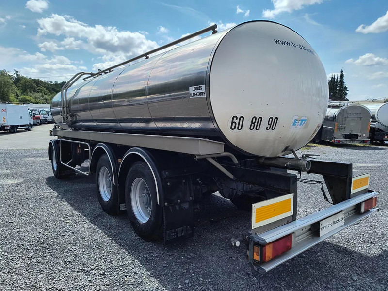 Ρυμούλκα βυτίο για τη μεταφορά γάλακτος ETA ISOLATED INOX TANK 15000L - 1 COMP: φωτογραφία 6