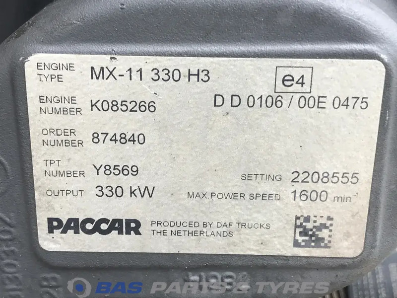 DAF CF Euro 6 - Κινητήρας για Φορτηγό: φωτογραφία 5 DAF CF Euro 6 - Κινητήρας για Φορτηγό: φωτογραφία 5