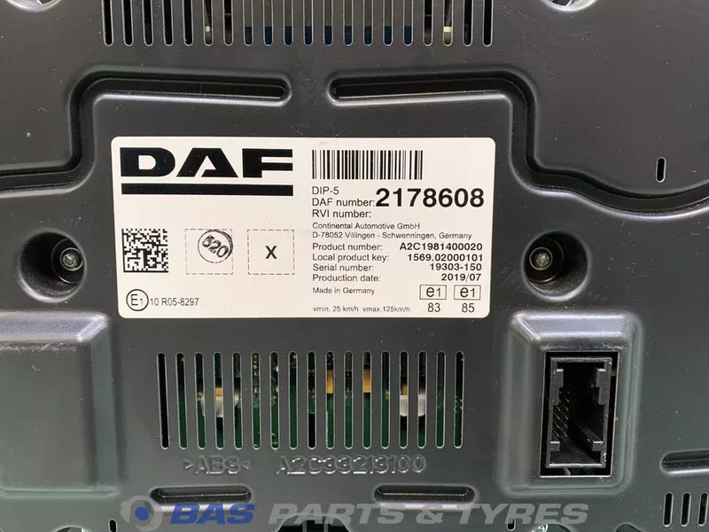 DAF XF106 Instrumentenpaneel DAF 1958084 - Ταμπλό αυτοκινήτου για Φορτηγό: φωτογραφία 3 DAF XF106 Instrumentenpaneel DAF 1958084 - Ταμπλό αυτοκινήτου για Φορτηγό: φωτογραφία 3