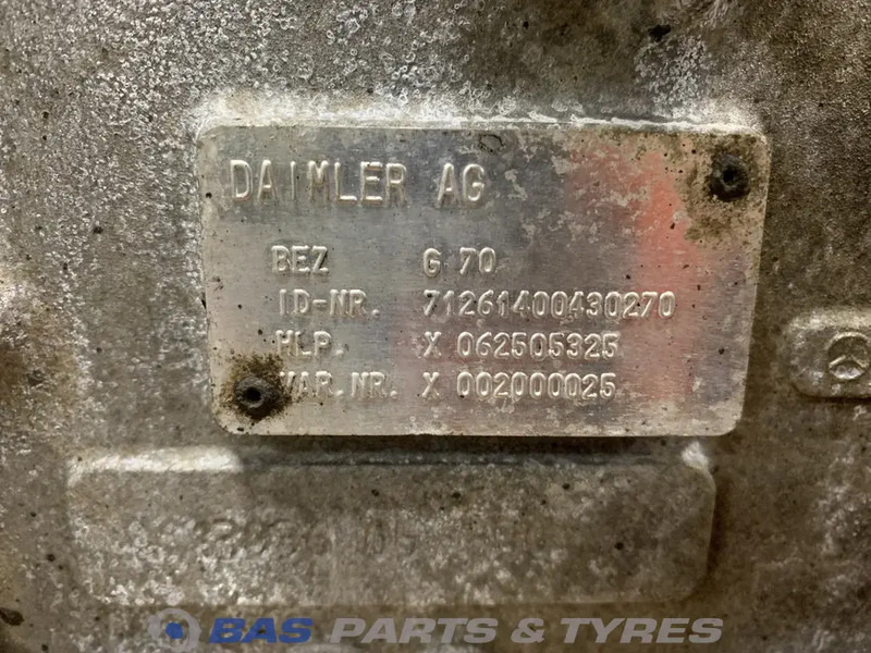 Mercedes-Benz Atego Mercedes G70-6 Powershift 3 Versnellingsbak A 001 260 36 00 - Κιβώτιο ταχυτήτων για Φορτηγό: φωτογραφία 5 Mercedes-Benz Atego Mercedes G70-6 Powershift 3 Versnellingsbak A 001 260 36 00 - Κιβώτιο ταχυτήτων για Φορτηγό: φωτογραφία 5