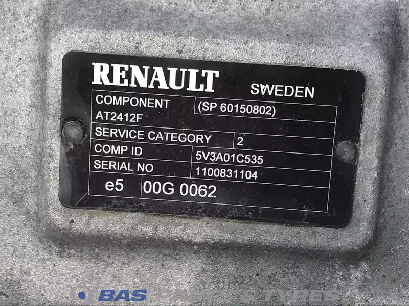 Renault T-Serie AT2412F Optidrive Versnellingsbak G0941 - Κιβώτιο ταχυτήτων για Φορτηγό: φωτογραφία 5 Renault T-Serie AT2412F Optidrive Versnellingsbak G0941 - Κιβώτιο ταχυτήτων για Φορτηγό: φωτογραφία 5