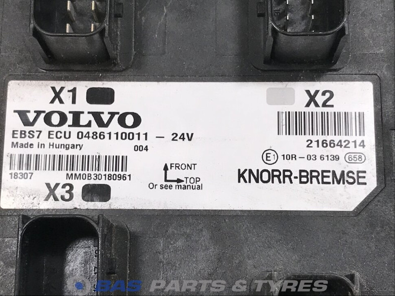 Volvo Regeleenheid EBS Volvo 21933116 - Ηλεκτρονική μονάδα ελέγχου για Φορτηγό: φωτογραφία 3 Volvo Regeleenheid EBS Volvo 21933116 - Ηλεκτρονική μονάδα ελέγχου για Φορτηγό: φωτογραφία 3