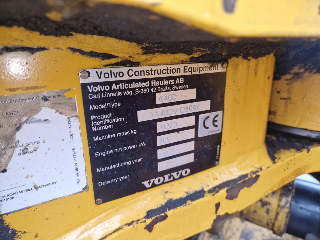 DUMPER VOLVO A40D - Αρθρωτό φορτηγό: φωτογραφία 5 DUMPER VOLVO A40D - Αρθρωτό φορτηγό: φωτογραφία 5