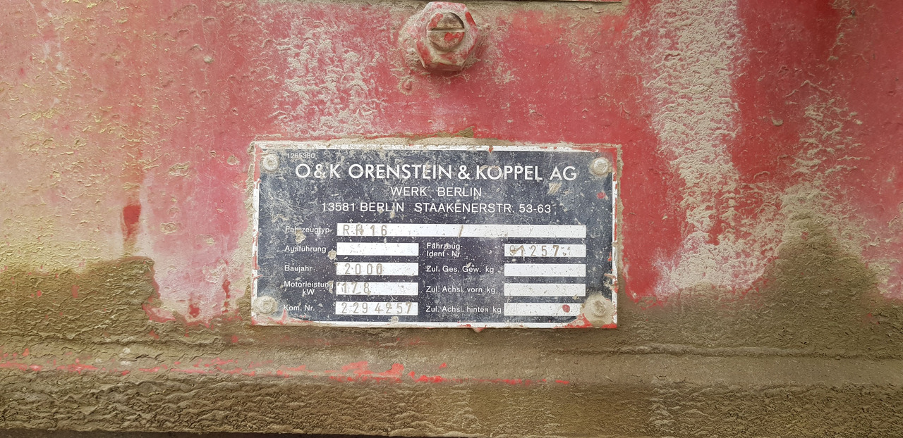 O&K RH16 S/N: 91257 - Ερπυστριοφόρος εκσκαφέας: φωτογραφία 3 O&K RH16 S/N: 91257 - Ερπυστριοφόρος εκσκαφέας: φωτογραφία 3