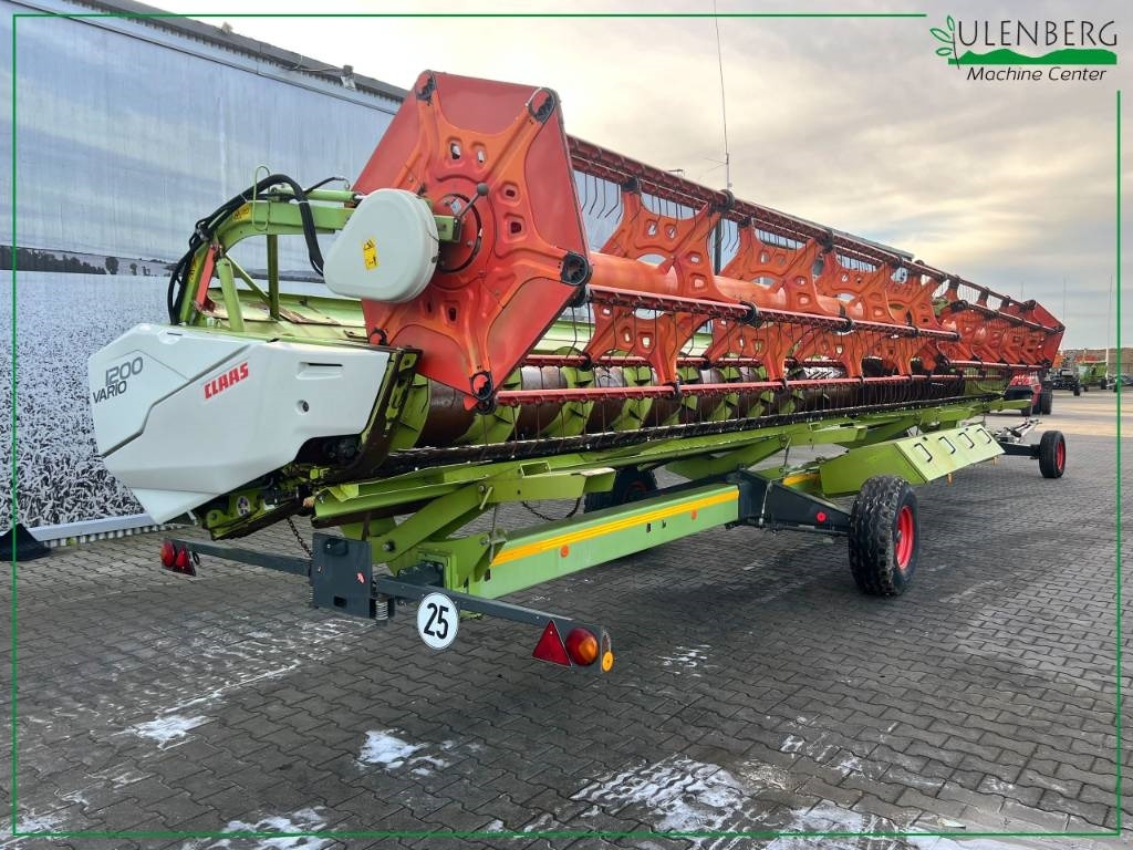 Claas Vario 1200 + wózek transportowy - Θεριζοαλωνιστική μηχανή - κεφαλή: φωτογραφία 3 Claas Vario 1200 + wózek transportowy - Θεριζοαλωνιστική μηχανή - κεφαλή: φωτογραφία 3