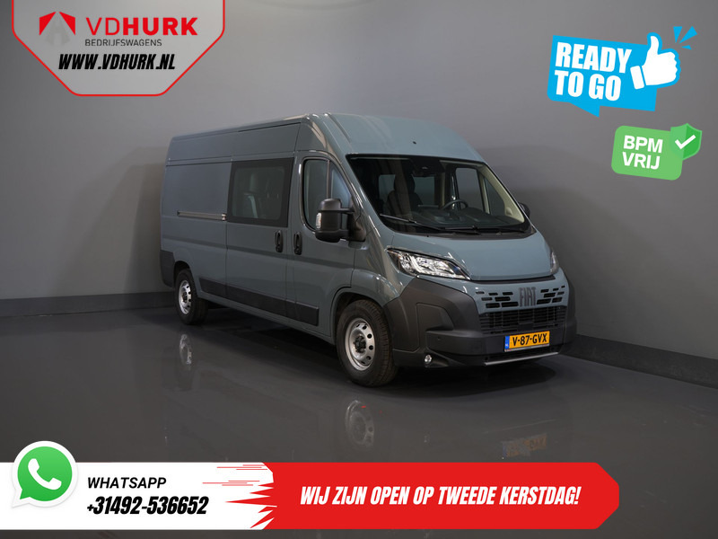 Fiat Ducato 2.2 MJ 180 pk Aut. L3H2 DC Dubbel Cabine BPM VRIJ! 6 Pers./ 2x Schuifdeur/ Climate/ 2.5t Trekverm./ Cruise/ Camera/ Trekhaak - Βαν, Διπλοκάμπινο ελαφρύ επαγγελματικό: φωτογραφία 1 Fiat Ducato 2.2 MJ 180 pk Aut. L3H2 DC Dubbel Cabine BPM VRIJ! 6 Pers./ 2x Schuifdeur/ Climate/ 2.5t Trekverm./ Cruise/ Camera/ Trekhaak - Βαν, Διπλοκάμπινο ελαφρύ επαγγελματικό: φωτογραφία 1