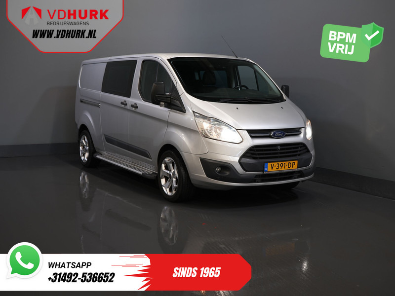 Ford Transit Custom 2.2 TDCI Trend Dubbel Cabine DC L2 BPM VRIJ! NL Auto/ Leder/ Stoelverw./ Camera/ PDC/ LMV/ Sidesteps - Μικρό βαν, Διπλοκάμπινο ελαφρύ επαγγελματικό: φωτογραφία 1 Ford Transit Custom 2.2 TDCI Trend Dubbel Cabine DC L2 BPM VRIJ! NL Auto/ Leder/ Stoelverw./ Camera/ PDC/ LMV/ Sidesteps - Μικρό βαν, Διπλοκάμπινο ελαφρύ επαγγελματικό: φωτογραφία 1