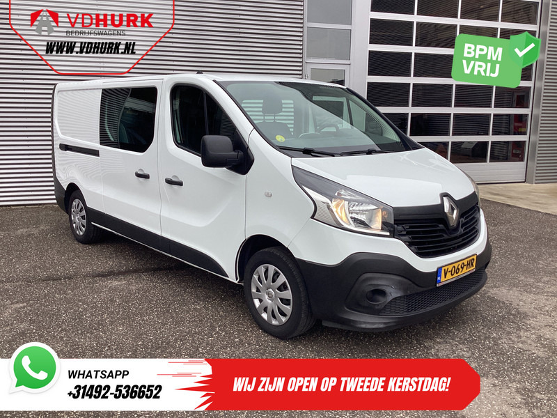 Renault Trafic 1.6 dCi 125 pk E6 L2 DC Dubbel Cabine BPM VRIJ NL Auto/ Camera/ Cruise/ Navi/ Airco/ Trekhaak - Μικρό βαν, Διπλοκάμπινο ελαφρύ επαγγελματικό: φωτογραφία 1 Renault Trafic 1.6 dCi 125 pk E6 L2 DC Dubbel Cabine BPM VRIJ NL Auto/ Camera/ Cruise/ Navi/ Airco/ Trekhaak - Μικρό βαν, Διπλοκάμπινο ελαφρύ επαγγελματικό: φωτογραφία 1