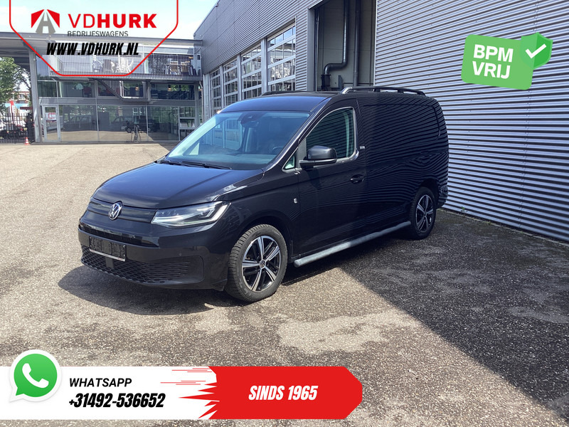 Μικρό βαν Volkswagen Caddy Cargo Maxi 2.0 TDI 125 pk DSG Aut. Black Edition BPM VRIJ! LED/ Adapt.Cruise/ Leder/ Standkachel/ Stoelverw./ Navi/ Carplay/ Camera/ PDC/ L: φωτογραφία 9