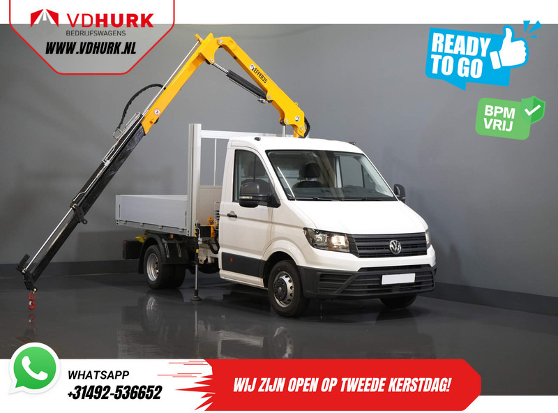 Volkswagen Crafter 50 165 pk Effer 352S Kraan/ Crane/ Kran/ Autokran/ PTO/ Open laadbak/ Dubbel Lucht - Μικρό φορτηγό με καρότσα: φωτογραφία 1 Volkswagen Crafter 50 165 pk Effer 352S Kraan/ Crane/ Kran/ Autokran/ PTO/ Open laadbak/ Dubbel Lucht - Μικρό φορτηγό με καρότσα: φωτογραφία 1
