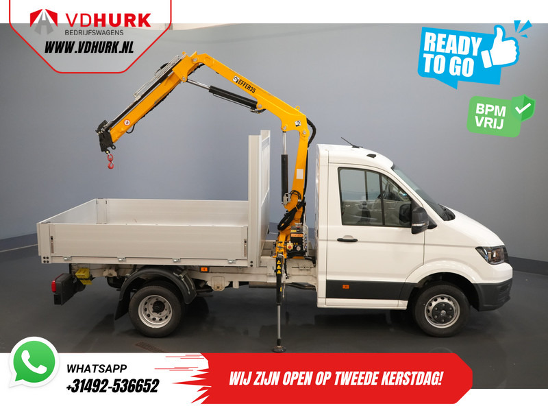 Volkswagen Crafter 50 165 pk Effer 352S Kraan/ Crane/ Kran/ Autokran/ PTO/ Open laadbak/ Dubbel Lucht - Μικρό φορτηγό με καρότσα: φωτογραφία 4 Volkswagen Crafter 50 165 pk Effer 352S Kraan/ Crane/ Kran/ Autokran/ PTO/ Open laadbak/ Dubbel Lucht - Μικρό φορτηγό με καρότσα: φωτογραφία 4
