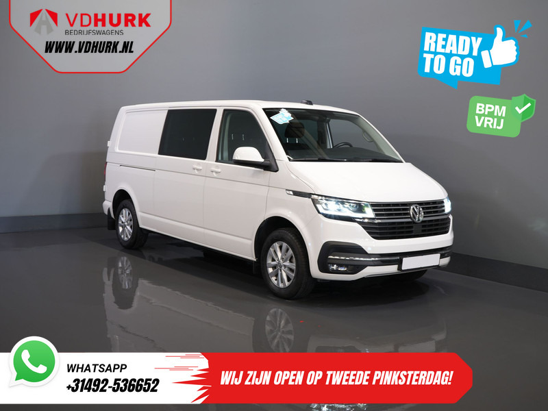 Volkswagen Transporter 2.0 TDI 150 pk Aut. L2 DC Dubbel Cabine BPM VRIJ! Ready2Go 2xSchuifdeur/ Adapt Cruise/ LED/ Standkachel/ Stoelverw./ Carplay/ Ca - Μικρό βαν, Διπλοκάμπινο ελαφρύ επαγγελματικό: φωτογραφία 1 Volkswagen Transporter 2.0 TDI 150 pk Aut. L2 DC Dubbel Cabine BPM VRIJ! Ready2Go 2xSchuifdeur/ Adapt Cruise/ LED/ Standkachel/ Stoelverw./ Carplay/ Ca - Μικρό βαν, Διπλοκάμπινο ελαφρύ επαγγελματικό: φωτογραφία 1