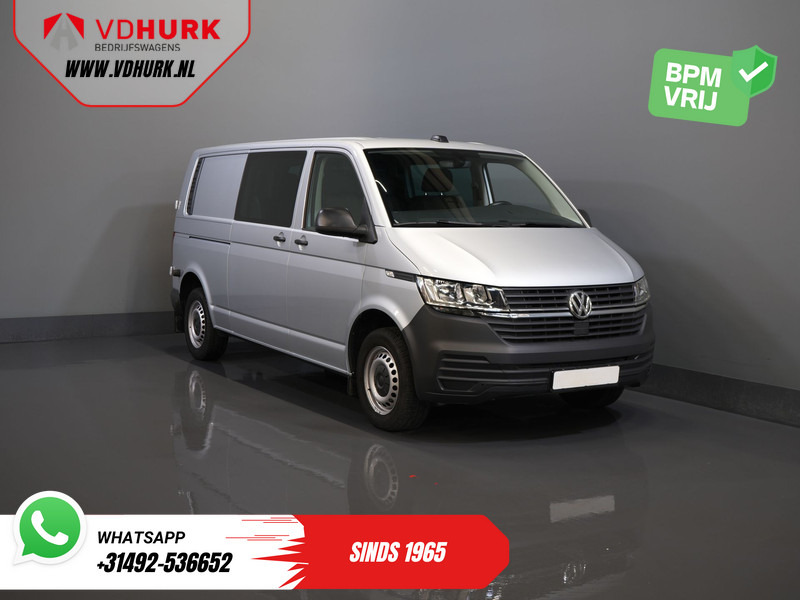 Volkswagen Transporter T6.1 2.0 TDI 150 pk DSG Aut. L2 DC BPM VRIJ! Dubbel Cabine 6 Pers./ Lage KM!/ Adapt.Cruise/ Navi/ Carplay/ Trekhaak - Βαν, Διπλοκάμπινο ελαφρύ επαγγελματικό: φωτογραφία 1 Volkswagen Transporter T6.1 2.0 TDI 150 pk DSG Aut. L2 DC BPM VRIJ! Dubbel Cabine 6 Pers./ Lage KM!/ Adapt.Cruise/ Navi/ Carplay/ Trekhaak - Βαν, Διπλοκάμπινο ελαφρύ επαγγελματικό: φωτογραφία 1