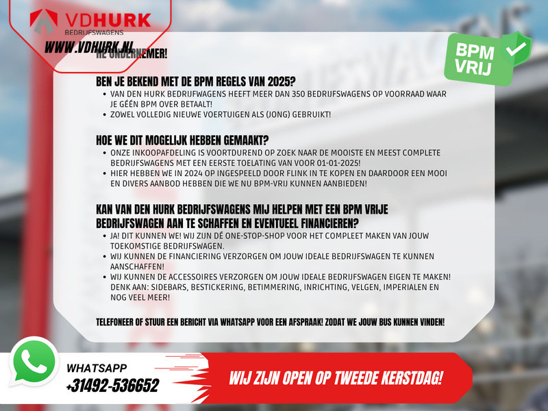 Μικρό βαν, Διπλοκάμπινο ελαφρύ επαγγελματικό Volkswagen Transporter T6.1 2.0 TDI 150 pk L2 DC Dubbel Cabine 4Motion/ 4x4/ Standkachel/ 2.5t Trekverm./ Cruise/ 4-motion: φωτογραφία 8