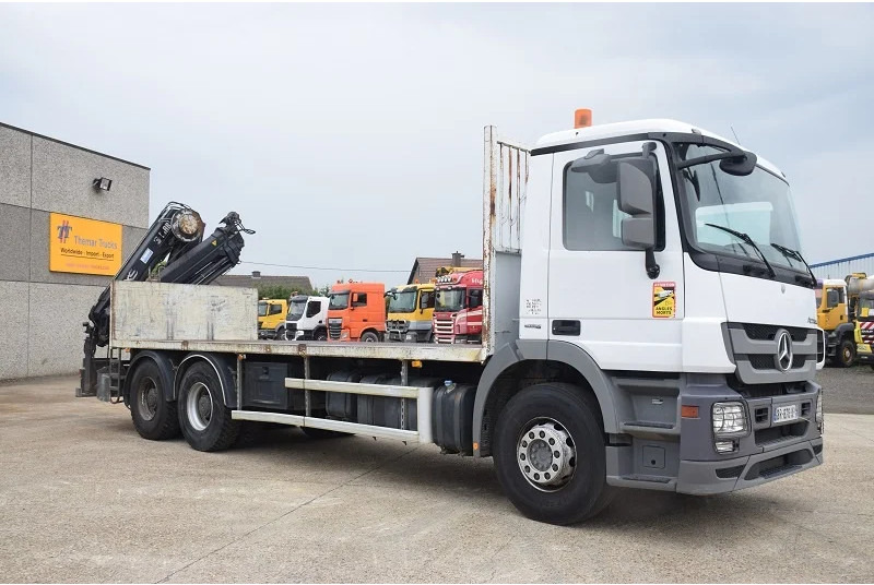 Mercedes-Benz Actros 2641 - Φορτηγό με ανοιχτή καρότσα, Φορτηγό με γερανό: φωτογραφία 5 Mercedes-Benz Actros 2641 - Φορτηγό με ανοιχτή καρότσα, Φορτηγό με γερανό: φωτογραφία 5
