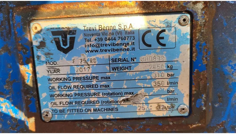 Trevibenne F25 RD Crusher - Ψαλίδι υδραυλικό για Κατασκευή μηχανήματα: φωτογραφία 4 Trevibenne F25 RD Crusher - Ψαλίδι υδραυλικό για Κατασκευή μηχανήματα: φωτογραφία 4