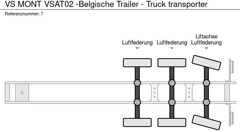 Επικαθήμενο αυτοκινητάμαξα VS MONT VSAT02 -Belgische Trailer - Truck transporter: φωτογραφία 15 Επικαθήμενο αυτοκινητάμαξα VS MONT VSAT02 -Belgische Trailer - Truck transporter: φωτογραφία 15