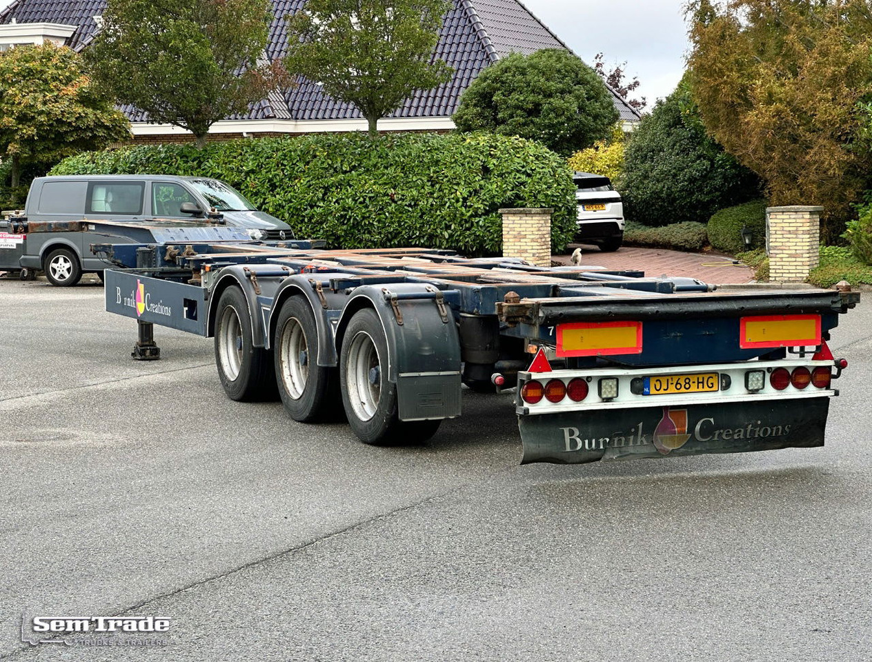 Burg BPO 15-27 Ccxhx BPW Axles Disc Brakes 40 FT. Chassis Lift Axle - Επικαθήμενο μεταφοράς εμπορευματοκιβωτίων/ Κινητό αμάξωμα: φωτογραφία 3 Burg BPO 15-27 Ccxhx BPW Axles Disc Brakes 40 FT. Chassis Lift Axle - Επικαθήμενο μεταφοράς εμπορευματοκιβωτίων/ Κινητό αμάξωμα: φωτογραφία 3