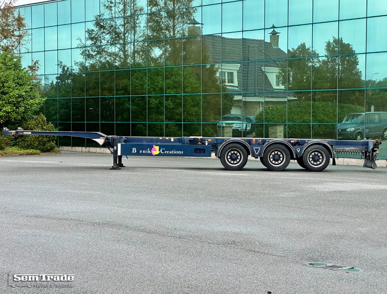 Burg BPO 15-27 Ccxhx BPW Axles Disc Brakes 40 FT. Chassis Lift Axle - Επικαθήμενο μεταφοράς εμπορευματοκιβωτίων/ Κινητό αμάξωμα: φωτογραφία 2 Burg BPO 15-27 Ccxhx BPW Axles Disc Brakes 40 FT. Chassis Lift Axle - Επικαθήμενο μεταφοράς εμπορευματοκιβωτίων/ Κινητό αμάξωμα: φωτογραφία 2
