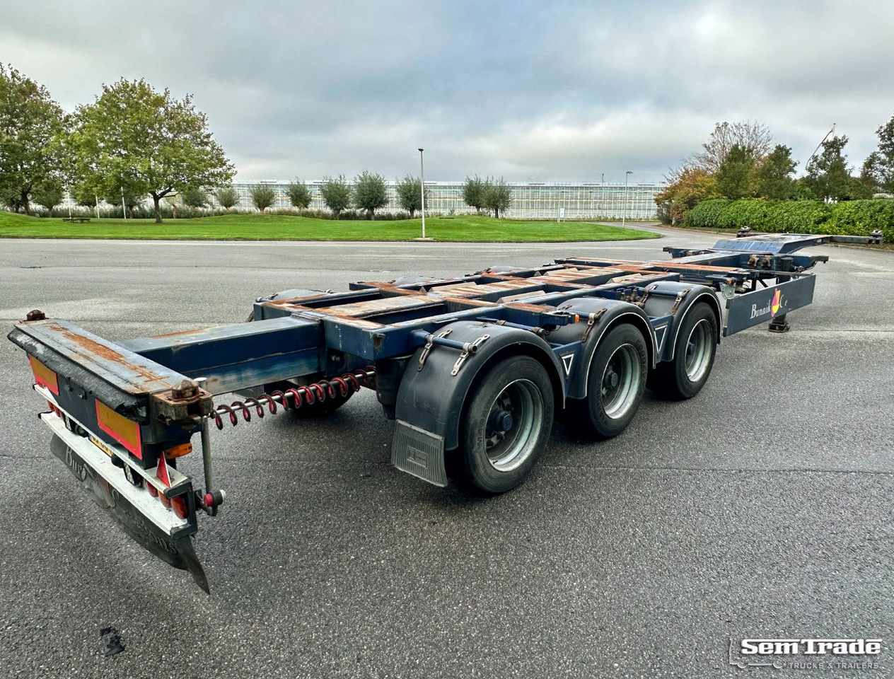 Burg BPO 15-27 Ccxhx BPW Axles Disc Brakes 40 FT. Chassis Lift Axle - Επικαθήμενο μεταφοράς εμπορευματοκιβωτίων/ Κινητό αμάξωμα: φωτογραφία 5 Burg BPO 15-27 Ccxhx BPW Axles Disc Brakes 40 FT. Chassis Lift Axle - Επικαθήμενο μεταφοράς εμπορευματοκιβωτίων/ Κινητό αμάξωμα: φωτογραφία 5