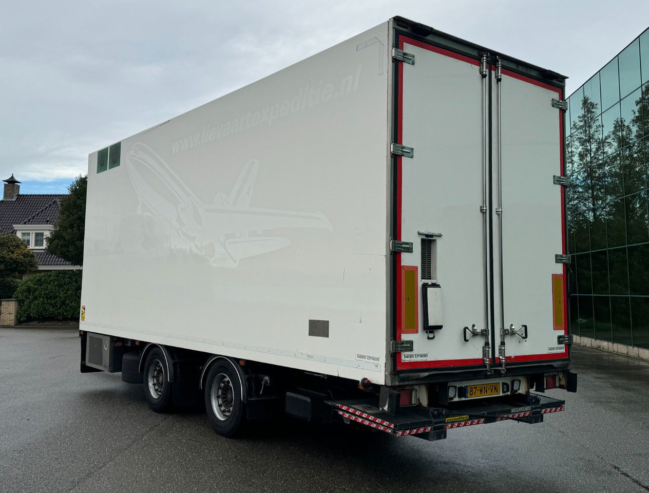 DRACO MZS 218 Wipkar 750 x 250 x 290 CM Inside Tail Lift 2021 TRS Iceland TOP Condition NL Trailertrailer - Ρυμούλκα κόφα: φωτογραφία 3 DRACO MZS 218 Wipkar 750 x 250 x 290 CM Inside Tail Lift 2021 TRS Iceland TOP Condition NL Trailertrailer - Ρυμούλκα κόφα: φωτογραφία 3