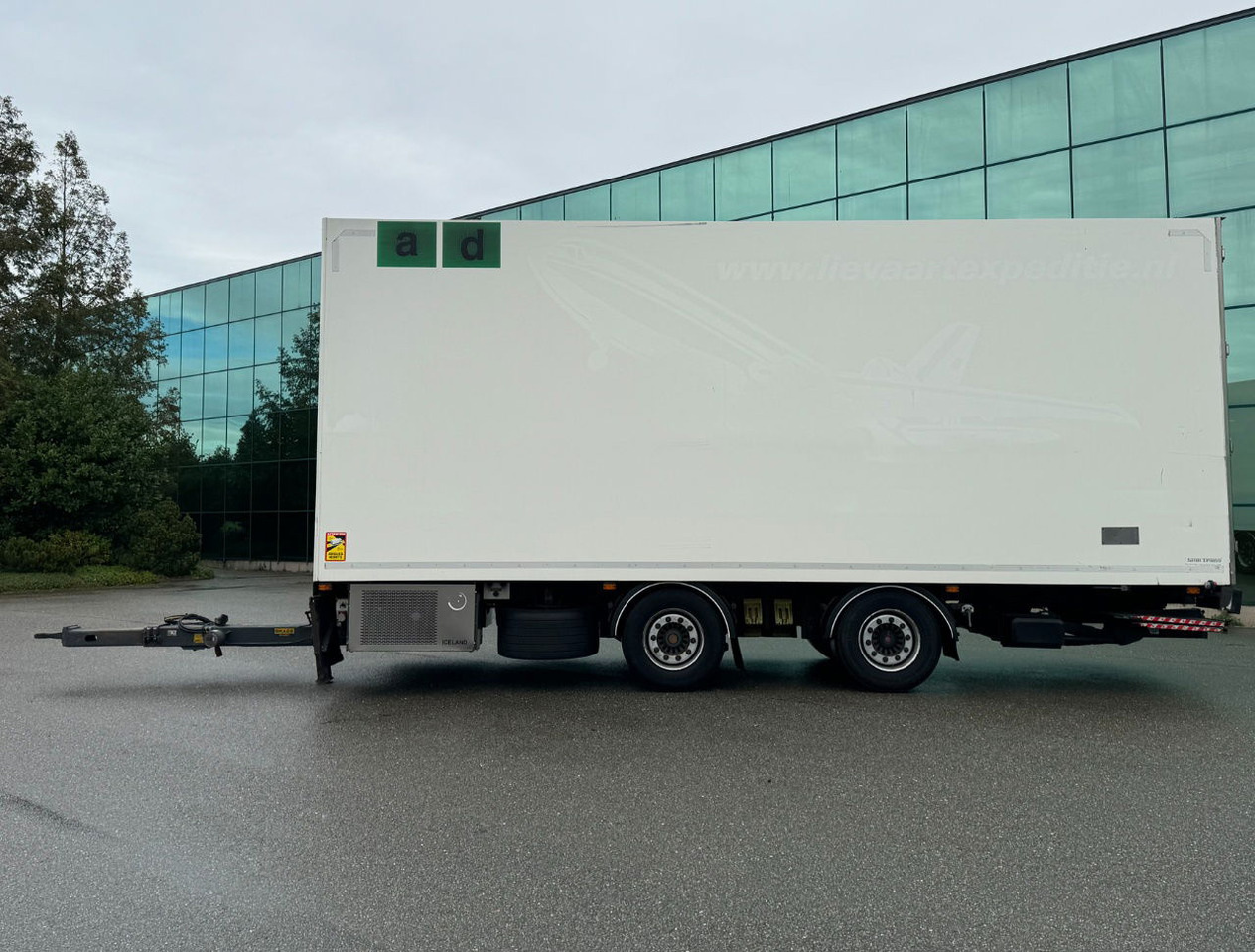 DRACO MZS 218 Wipkar 750 x 250 x 290 CM Inside Tail Lift 2021 TRS Iceland TOP Condition NL Trailertrailer - Ρυμούλκα κόφα: φωτογραφία 2 DRACO MZS 218 Wipkar 750 x 250 x 290 CM Inside Tail Lift 2021 TRS Iceland TOP Condition NL Trailertrailer - Ρυμούλκα κόφα: φωτογραφία 2