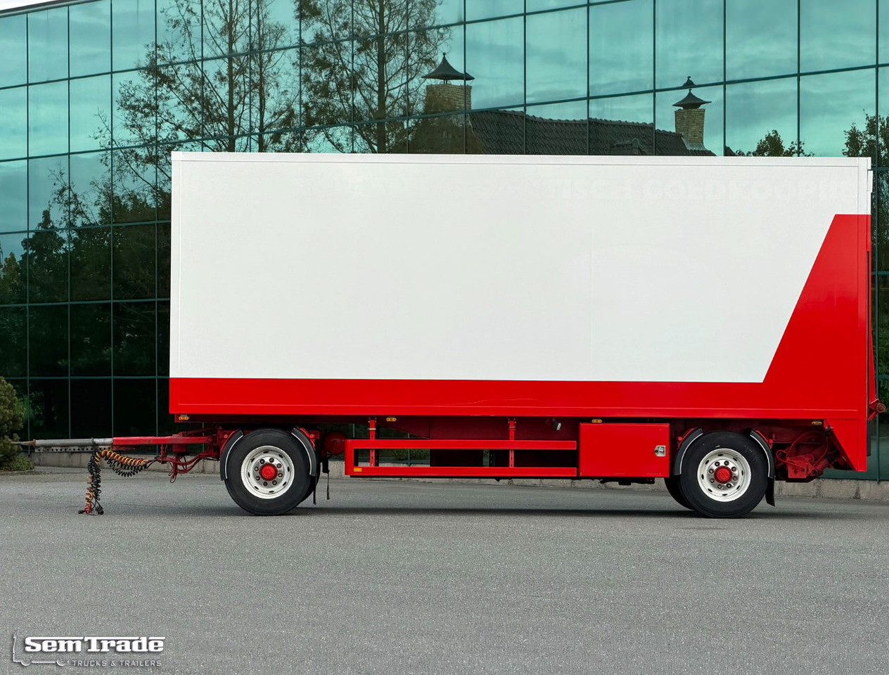 Heiwo Chassis + Isolated BOX 770x250x270 Inside Tail Lift Super Condition - Ρυμούλκα κόφα: φωτογραφία 2 Heiwo Chassis + Isolated BOX 770x250x270 Inside Tail Lift Super Condition - Ρυμούλκα κόφα: φωτογραφία 2