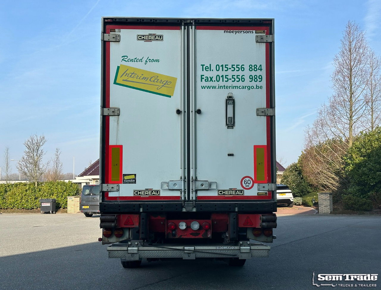 Renders Chereau Carrier Maxima 1300 Steering Axle Tail Lift Belgium Trailer - Επικαθήμενο ψυγείο: φωτογραφία 4 Renders Chereau Carrier Maxima 1300 Steering Axle Tail Lift Belgium Trailer - Επικαθήμενο ψυγείο: φωτογραφία 4
