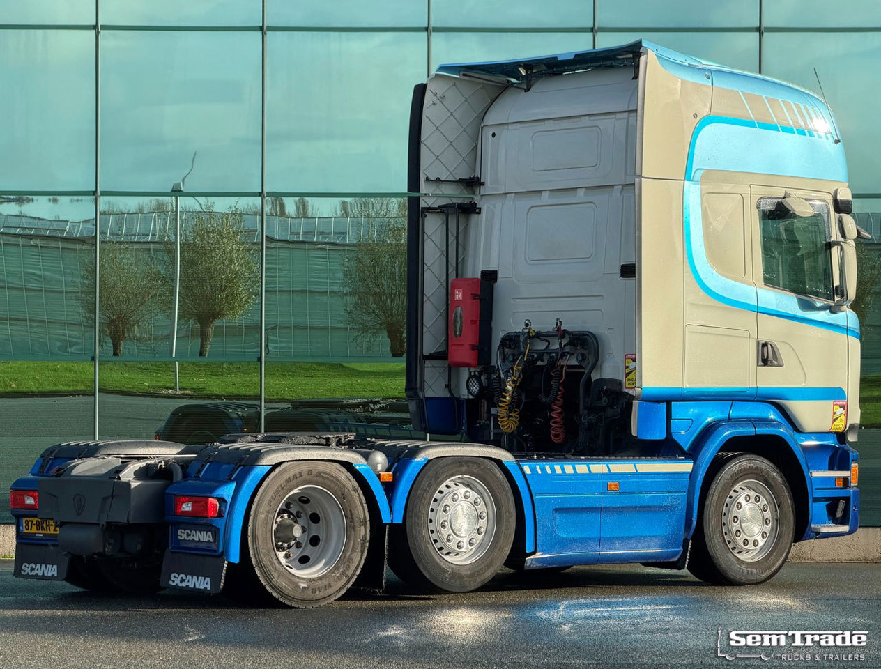 Scania R450 Topline 6X2 Twinsteer Retarder 2X Tanks Park-Cooling NL Truck - Τράκτορας: φωτογραφία 4 Scania R450 Topline 6X2 Twinsteer Retarder 2X Tanks Park-Cooling NL Truck - Τράκτορας: φωτογραφία 4