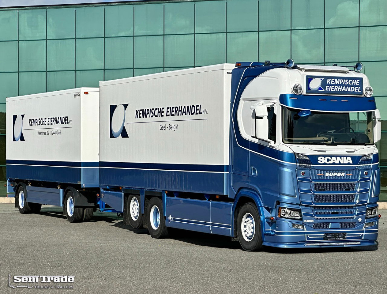 Φορτηγό ψυγείο Scania S650 V8 NGS Only 193.000 KM Full Options FullY Isolated Body Special Show Truck / Combi NEW Condition: φωτογραφία 7