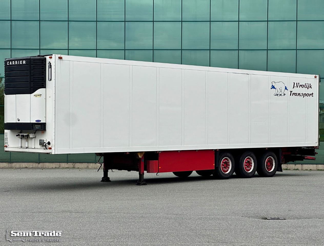 Schmitz Cargobull SKO 24 Carrier Maxima 1300 Flower Wide 2X Lift Axle - Επικαθήμενο ψυγείο: φωτογραφία 1 Schmitz Cargobull SKO 24 Carrier Maxima 1300 Flower Wide 2X Lift Axle - Επικαθήμενο ψυγείο: φωτογραφία 1