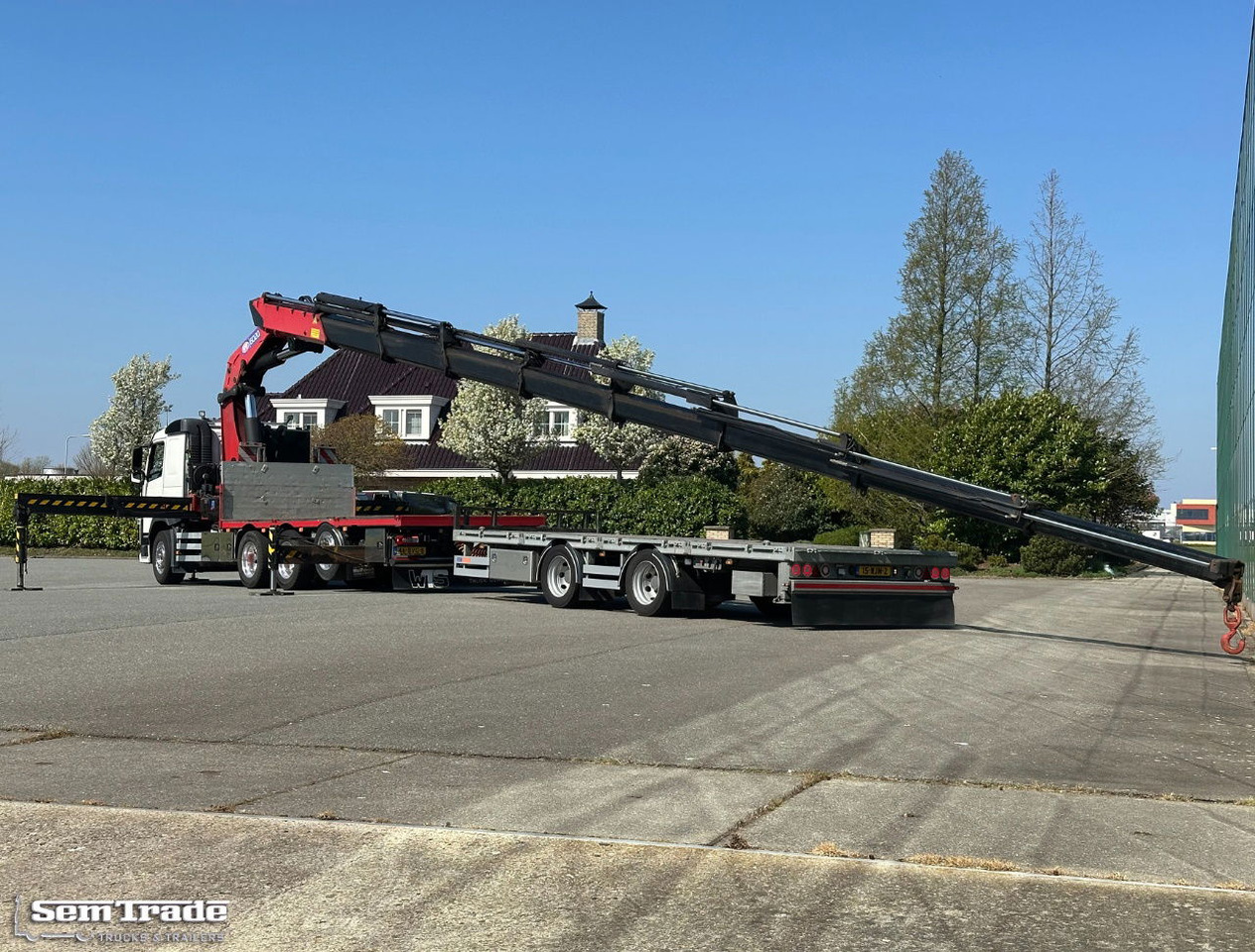 Volvo FMX 540 8X4 HMF 6020 K8 Kraan 231.000 KM + 2023 Sterk Trailer Super Condit - Φορτηγό με γερανό: φωτογραφία 3 Volvo FMX 540 8X4 HMF 6020 K8 Kraan 231.000 KM + 2023 Sterk Trailer Super Condit - Φορτηγό με γερανό: φωτογραφία 3