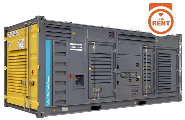 Atlas-Copco QAC 1450 Twin Power (RENTAL) - Βιομηχανική γεννήτρια: φωτογραφία 1 Atlas-Copco QAC 1450 Twin Power (RENTAL) - Βιομηχανική γεννήτρια: φωτογραφία 1