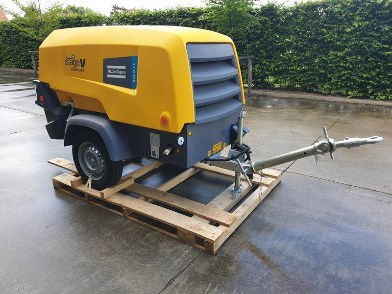 Atlas-Copco XAS 58-7 G 6 WHEELS N.B. - Αεροσυμπιεστής: φωτογραφία 2 Atlas-Copco XAS 58-7 G 6 WHEELS N.B. - Αεροσυμπιεστής: φωτογραφία 2