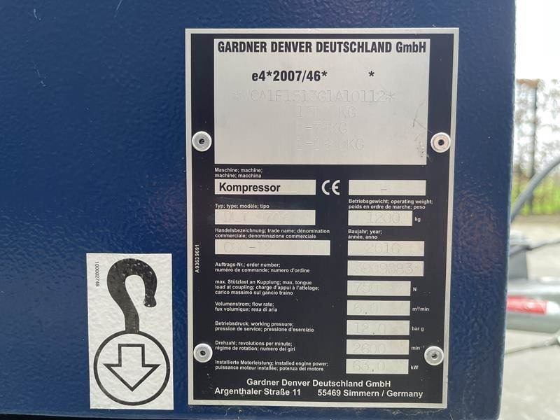 Compair C 60 - 12 - Αεροσυμπιεστής: φωτογραφία 4 Compair C 60 - 12 - Αεροσυμπιεστής: φωτογραφία 4