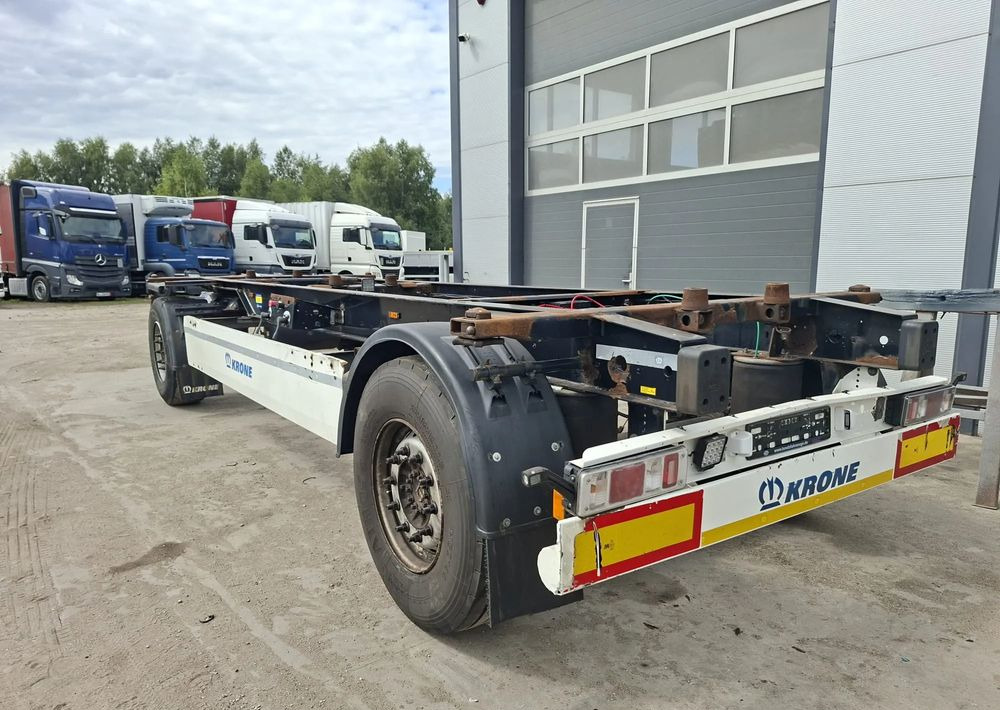 Krone BDF przyczepa - Ρυμούλκα μεταφοράς εμπορευματοκιβωτίων/ Κινητό αμάξωμα: φωτογραφία 4 Krone BDF przyczepa - Ρυμούλκα μεταφοράς εμπορευματοκιβωτίων/ Κινητό αμάξωμα: φωτογραφία 4