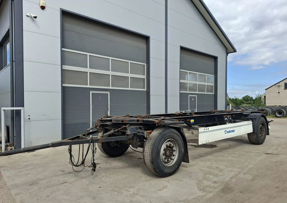 Krone BDF przyczepa - Ρυμούλκα μεταφοράς εμπορευματοκιβωτίων/ Κινητό αμάξωμα: φωτογραφία 1 Krone BDF przyczepa - Ρυμούλκα μεταφοράς εμπορευματοκιβωτίων/ Κινητό αμάξωμα: φωτογραφία 1