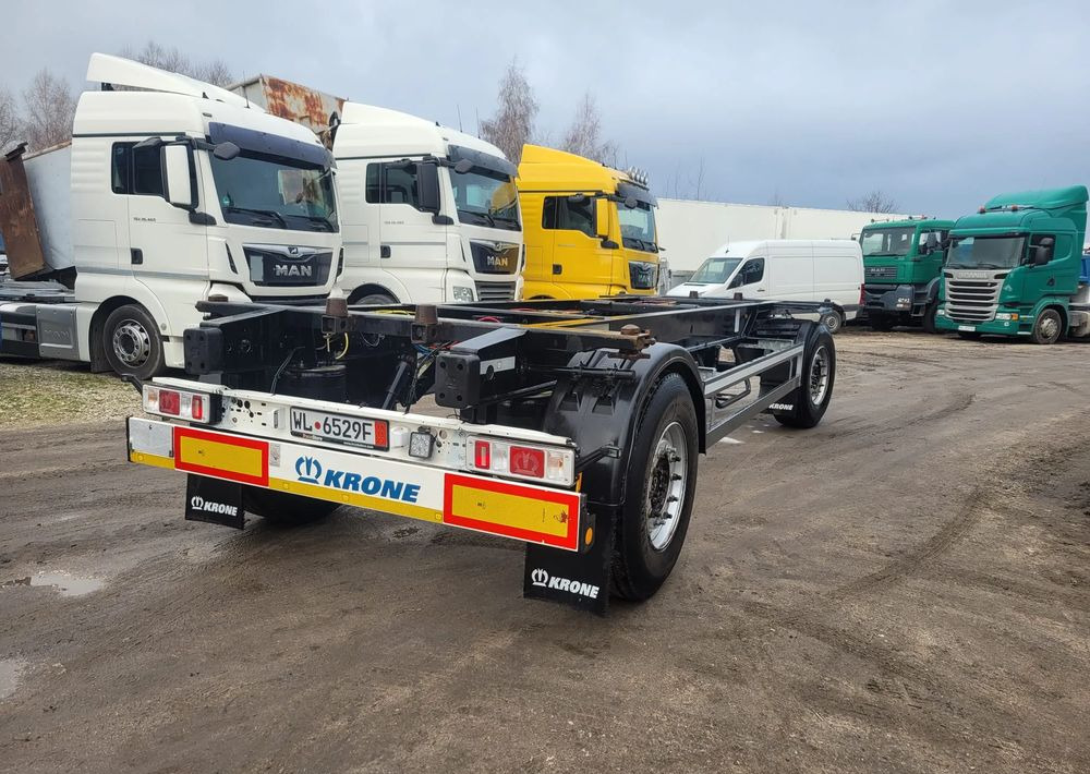 Krone Przyczepa BDF - Ρυμούλκα μεταφοράς εμπορευματοκιβωτίων/ Κινητό αμάξωμα: φωτογραφία 4 Krone Przyczepa BDF - Ρυμούλκα μεταφοράς εμπορευματοκιβωτίων/ Κινητό αμάξωμα: φωτογραφία 4