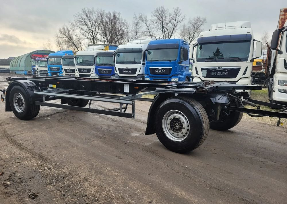 Krone Przyczepa BDF - Ρυμούλκα μεταφοράς εμπορευματοκιβωτίων/ Κινητό αμάξωμα: φωτογραφία 1 Krone Przyczepa BDF - Ρυμούλκα μεταφοράς εμπορευματοκιβωτίων/ Κινητό αμάξωμα: φωτογραφία 1