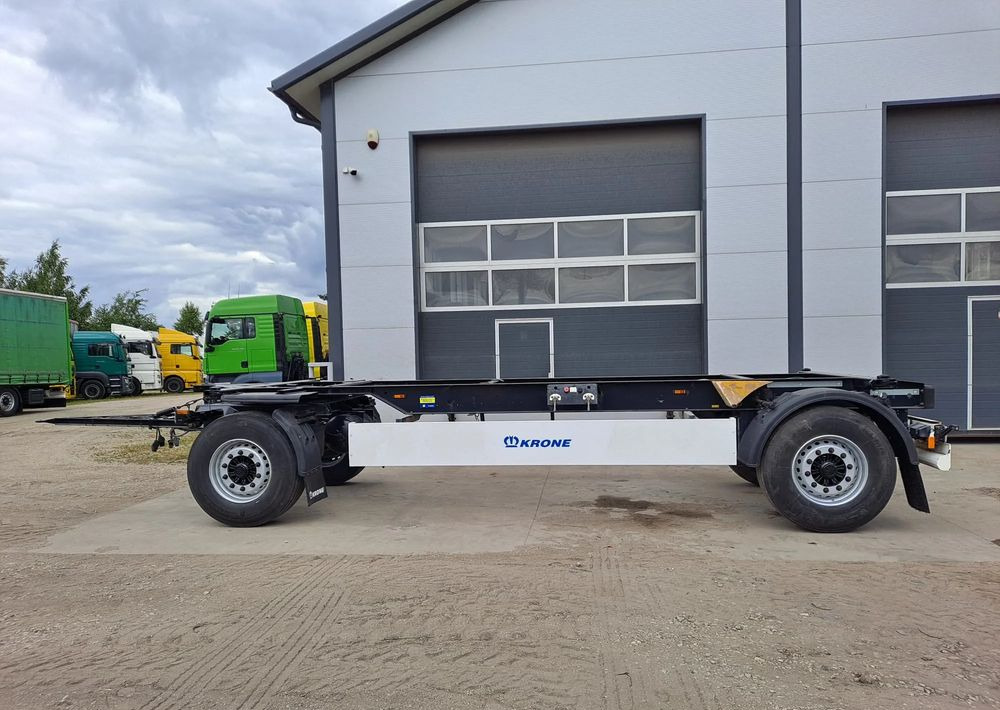 Krone Przyczepa Krone - Ρυμούλκα μεταφοράς εμπορευματοκιβωτίων/ Κινητό αμάξωμα: φωτογραφία 2 Krone Przyczepa Krone - Ρυμούλκα μεταφοράς εμπορευματοκιβωτίων/ Κινητό αμάξωμα: φωτογραφία 2