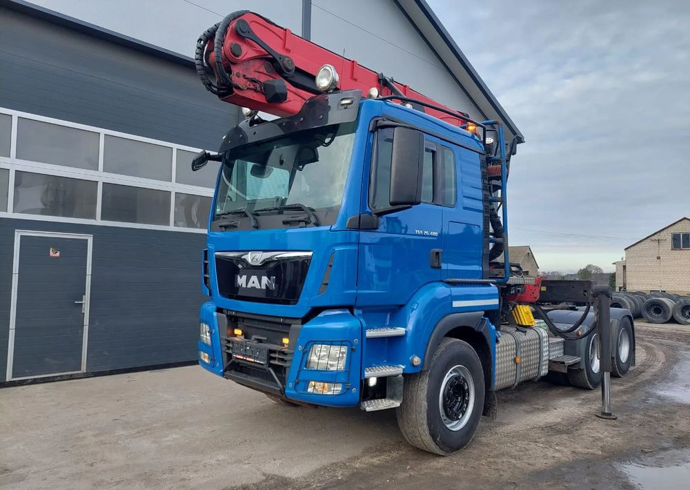 MAN TGS 26-480 6x4 do drewna PALFINGER Epsilon S 270L83 - Φορτηγό με γερανό: φωτογραφία 5 MAN TGS 26-480 6x4 do drewna PALFINGER Epsilon S 270L83 - Φορτηγό με γερανό: φωτογραφία 5